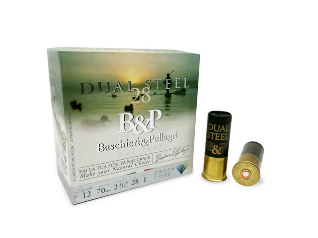 Baschieri Dual Steel 28 cartucce acciaio 28g Green Core