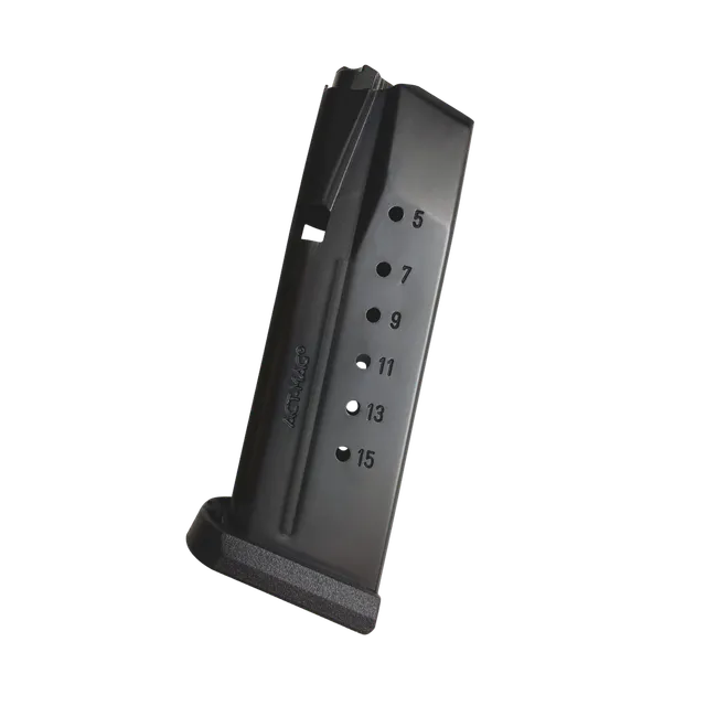 Act Mag Glock 43X/48 Caricatore 15 Colpi Nero